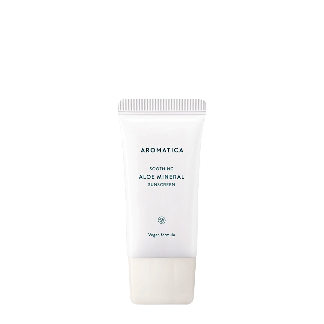 Aromatica Soothing Aloe Mineral Sunscreen SPF 50+/++++ – OVRLAi